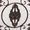 Waterbury - Traditional Fireplace Screen With Gold Flower - Black - Image 6