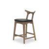 Hester - Upholstered Square Bar Chair (Set of 2) - Black / Brown - Image 2