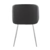 Fran - Contemporary Chair (Set of 2) - Black / Chrome - Image 5