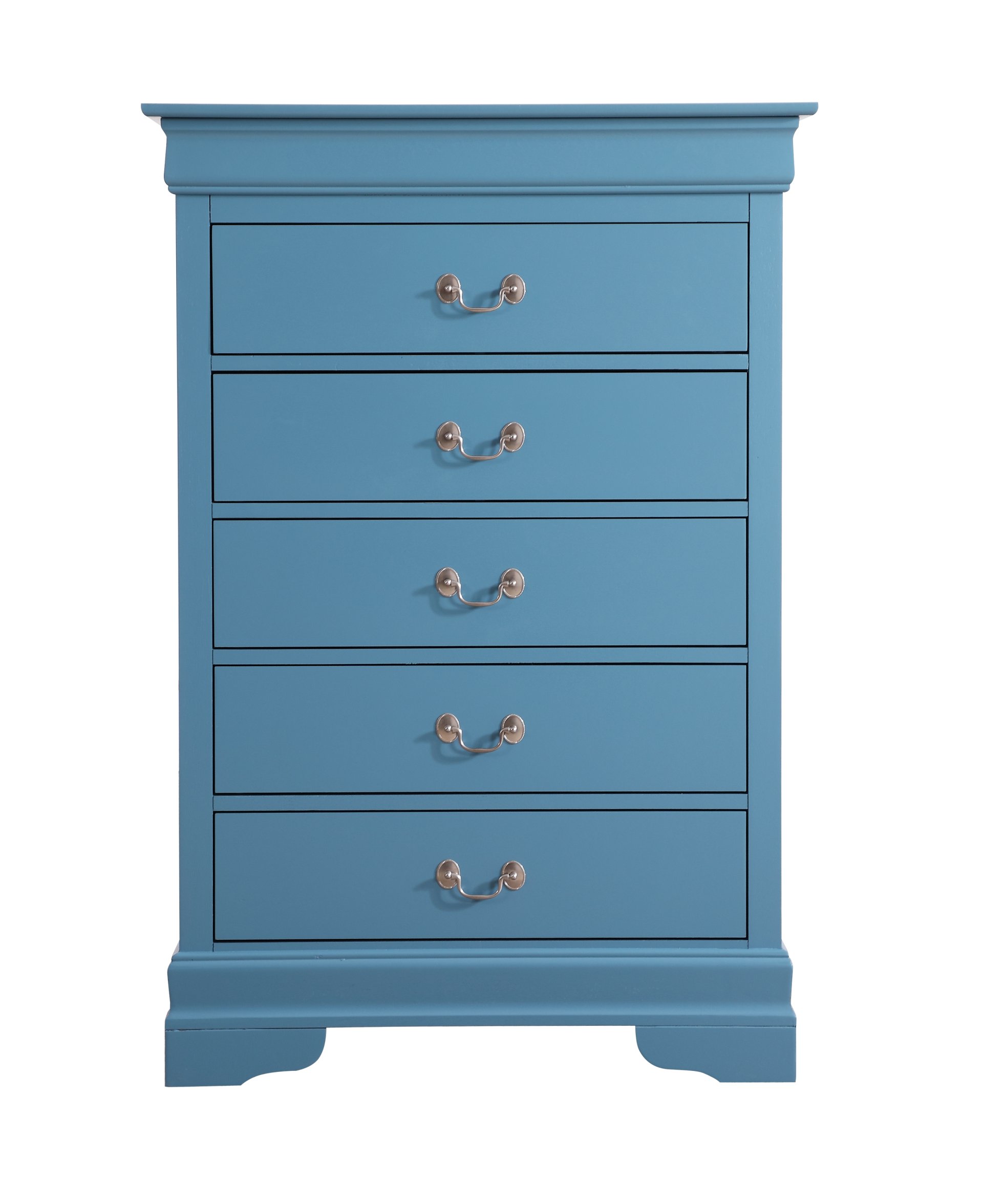 Traditional Style Storage Chest - Teal - Image 4