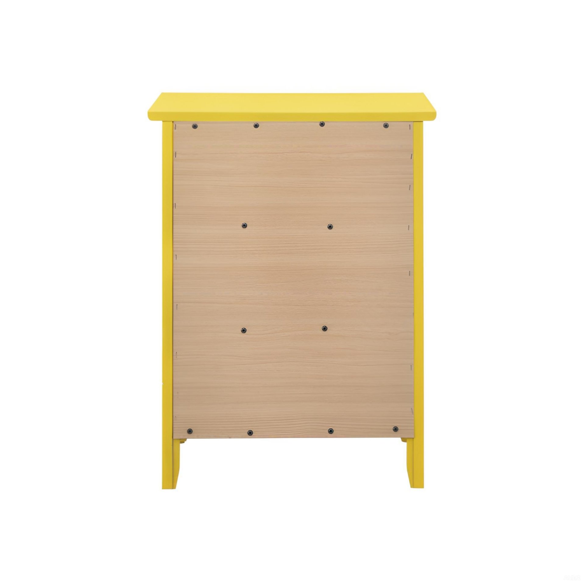 Transitional Nightstand For Bedrooms - Yellow - Image 5