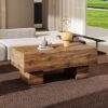 Rectangular Coffee Table - Wood - Image 2