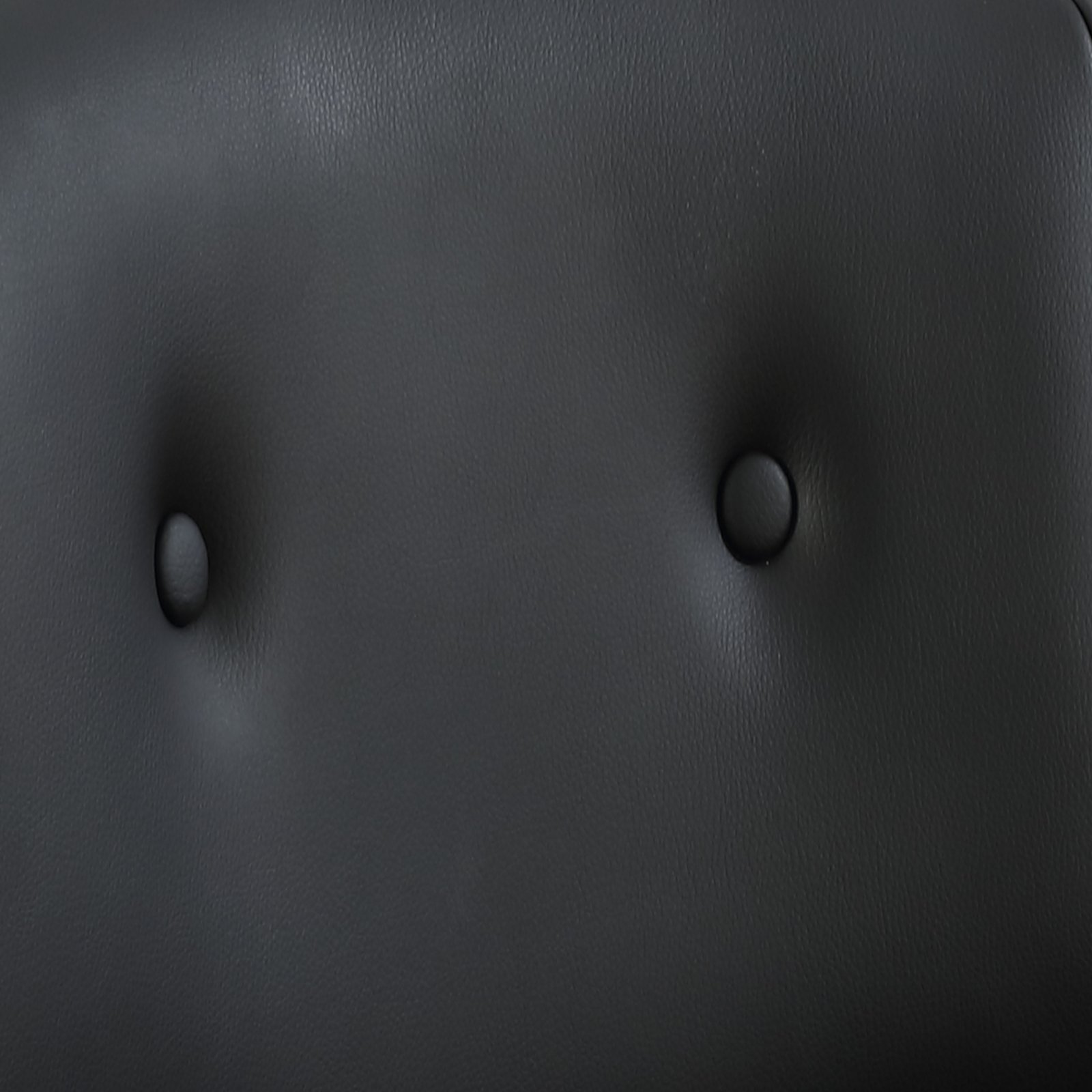 Camila - Synthetic Leather Office Chair - Black - Image 11