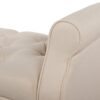 Jacqueline - Tufted Roll Arm Storage Bench - Sky Neutral Beige - Image 10