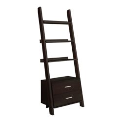 Etagere Bookcase Ladder 4 Tier - Espresso