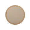 Outdoor Side Table With Tempered Glass Top And Rattan Wicker Cover - Light Brown - Image 7