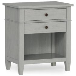 Carlton - Bedside Table - Fog Gray