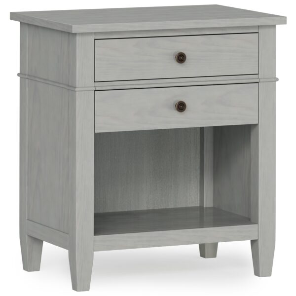 Carlton - Bedside Table - Fog Gray