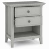 Amherst - Bedside Table - Fog Gray - Image 2
