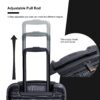Carry On Luggage Airline Approved Carry On Suitcase With Tsa Approved Carry On Luggage With Wheels Carry On Bag Hard Shell Suitcases - Black - Image 12