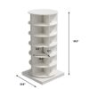 360 Rotating Shoe Cabinet 6 Layers - White - Image 3