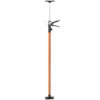 2 Pack Adjustable Steel Support Pole System For Drywalls And Cabinets, Extends 45 To 114", With Carry Bag - Black / Brown - Image 7