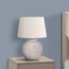 Lighting, Table Lamp, Concrete, Modern - Cream - Image 4