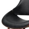 Malden - Bentwood Dining Chair With Wood Back - Distressed Black - Image 7