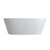 Solid Surface Soaking Freestanding Bathtub For Bathroom - Matte White - Image 5