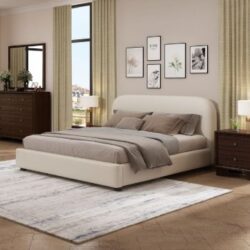 Arden - Full Bed - Beige