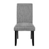 5 Piece Round Dining Table Set, Dining Table And 4 Upholstered Chairs For Dining Room, Kitchen Room, Living Room - White / Gray - Image 16