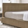 Mid Century Full Size Upholstered Bed Frame With Tufted Backrest And Armrests - Brown - Image 8
