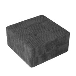 Modern Minimalist Compressed Sectional Sofa Corduroy Couch Sleeper Sofa For Living Room Bedroom Space Efficient Design - Gray