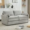 Cozy Upholstered Loveseat Sofa Oversized Comfy Comfy Cloud Sofa Double Cushion Loveseat Sofa Plush Cushion Sofa Couch For Living Room - Light Gray - Image 10