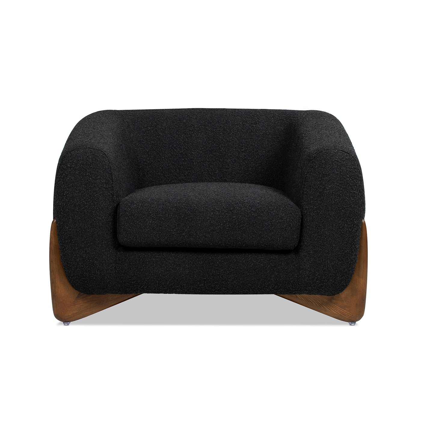 Alpine - Sherpa Arm Chair - Ebony Black - Image 3