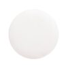 Tilly - Round Fur Upholstered / Burl Pouf Ottoman - White - Image 3