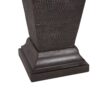 35.5" Tall Column Fountain With LED Lights, Retro Outdoor Decor, Weather Resistant Feature - Dark Brown - Image 14