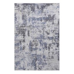 Payas - 5' X 7' Abstract Area Rug - Gray / Denim