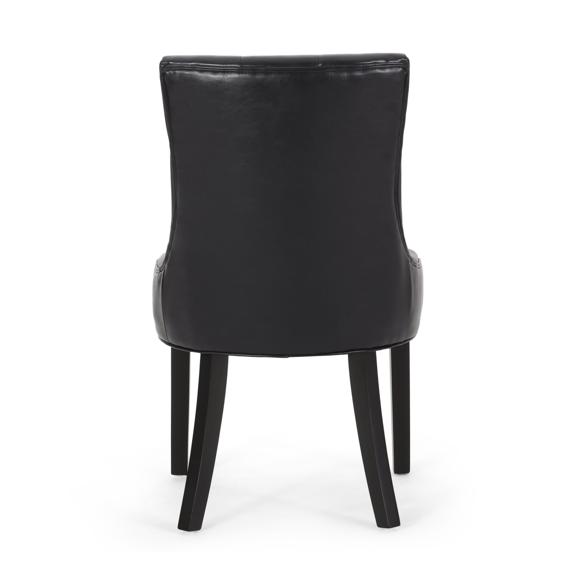 Cheney - Dining Chair (Set of 2) - Contemporary Style With Tufted Diamond Stitching - Black - Image 11