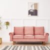 Plush Comfort Sofa - Rose - Image 8