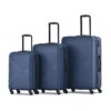 3 Piece Luggage Sets Lightweight Suitcase With Two Hooks, Spinner Wheels, Tsa Lock, (20/24/28) Navy - Image 9