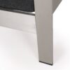Aviara - Luxurious Outdoor Club Chair Low Profile Deep Seating - Silver - Image 14