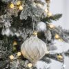 Christmas Ball Ornaments, Decorative Hanging Ball Christmas Tree Ornaments For Holiday Party Decorations (Set of 6) - White - Image 3