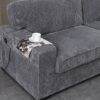 Stationary Loveseat - Gray - Image 5