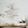 Metal Branch Wall Sculptures With Bird Accents (Set of 2) - Silver Multi - Image 6