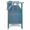 Acadian - Entryway Storage Bench - Distressed Coastal Blue - Image 3