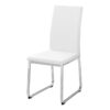 Dining Chair Side, Upholstered For Dining Room, Contemporary & Modern (Set of 2) - White - Image 6