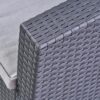 Outdoor Rattan Wicker Club Chair With Water Resistance - Gray - Image 9