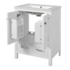 24" Bathroom Vanity With Integrated Undermount Sink, Soft Close Doors, 2 Doors 1 Drawer Storage - White - Image 15