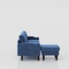 Convertible Combination Sofa, Sofa L Shaped, Sofa With Storage Cabinet Footstool, Living Room Sofa, Living Room 3 Seater Combination Sofa - Navy Blue - Image 10