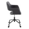 Margarite - Contemporary Adjustable Office Chair - Black - Image 2