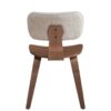 Casson - Boucle 7 Walnut Side Chair (Set of 2) - White / Walnut - Image 4
