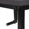 Computer Desk, Home Office, Standing, Adjustable, Laptop, Contemporary & Modern - Gray - Image 7