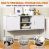 Modern Sideboard Buffet With Plenty Of Storage Space, Anti-Tilt Mechanism, Elegant Handles, Silent Magnetic Closures And Eco-Friendly Finishes For Kitchen, Dining Room, Bed Room And Living Room - White - Image 7