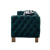 Chesterfield - Modern Tufted Velvet Living Room Sofa, 84.25''W Couch - Green - Image 9