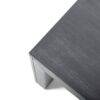 Farmhouse Style Acacia Wood Dining Bench Durable Rustic Design - Black - Image 9