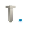 Ceiling Mounted 3" Shower Arm With Flange, Stainless Steel - Brushed Nickel - Image 4
