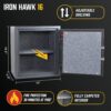 Midsize Office Safe - Gray - Image 2