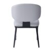 5 Pieces Modern And Metal Dining Set - Gray / Black / Walnut - Image 10