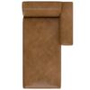 Rex - Right Chaise Sofa Module - Brown - Image 2